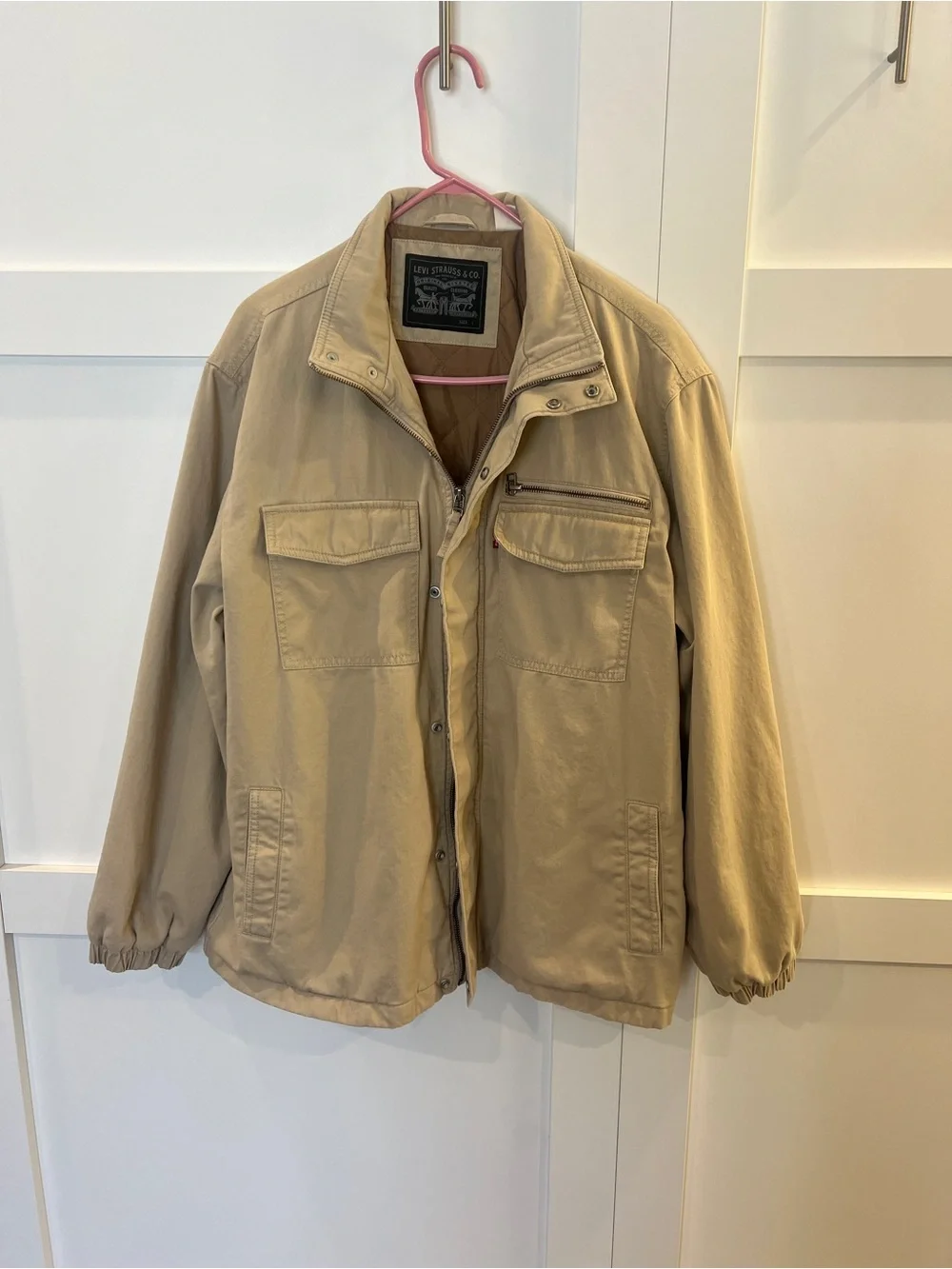 Levi's Men's Beige/Tan Utility Field Jacket